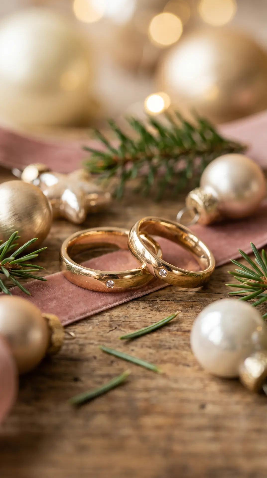 Christmas Ornament Ring Detail
