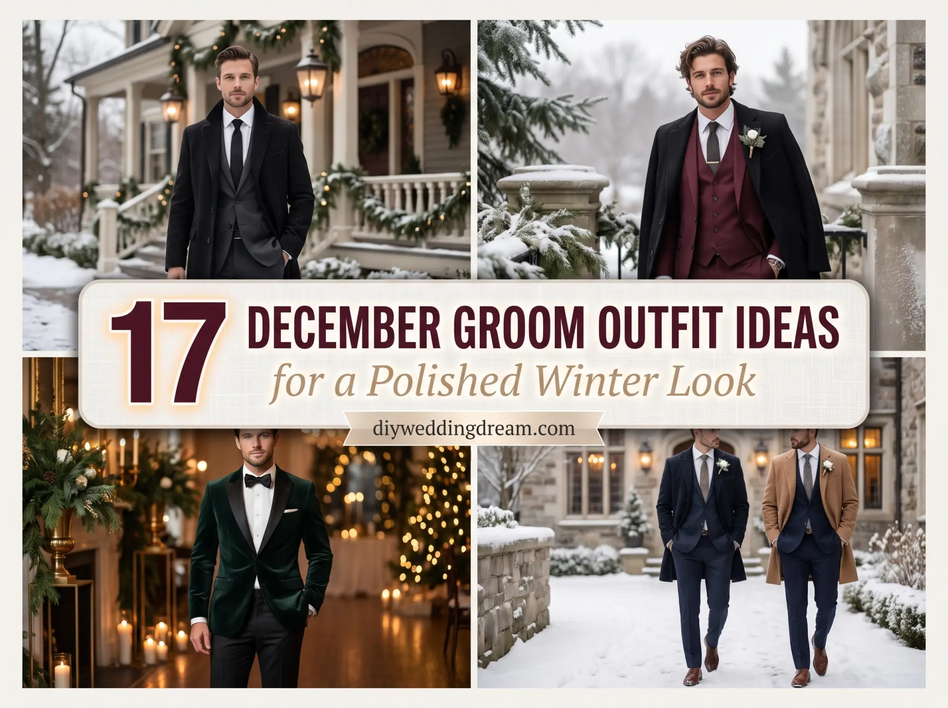 December groom outfit