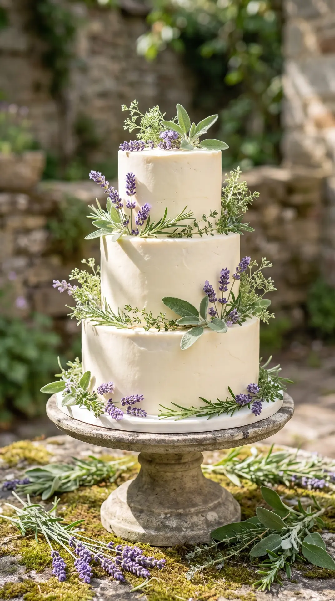Lavender and Herb Summer Cake