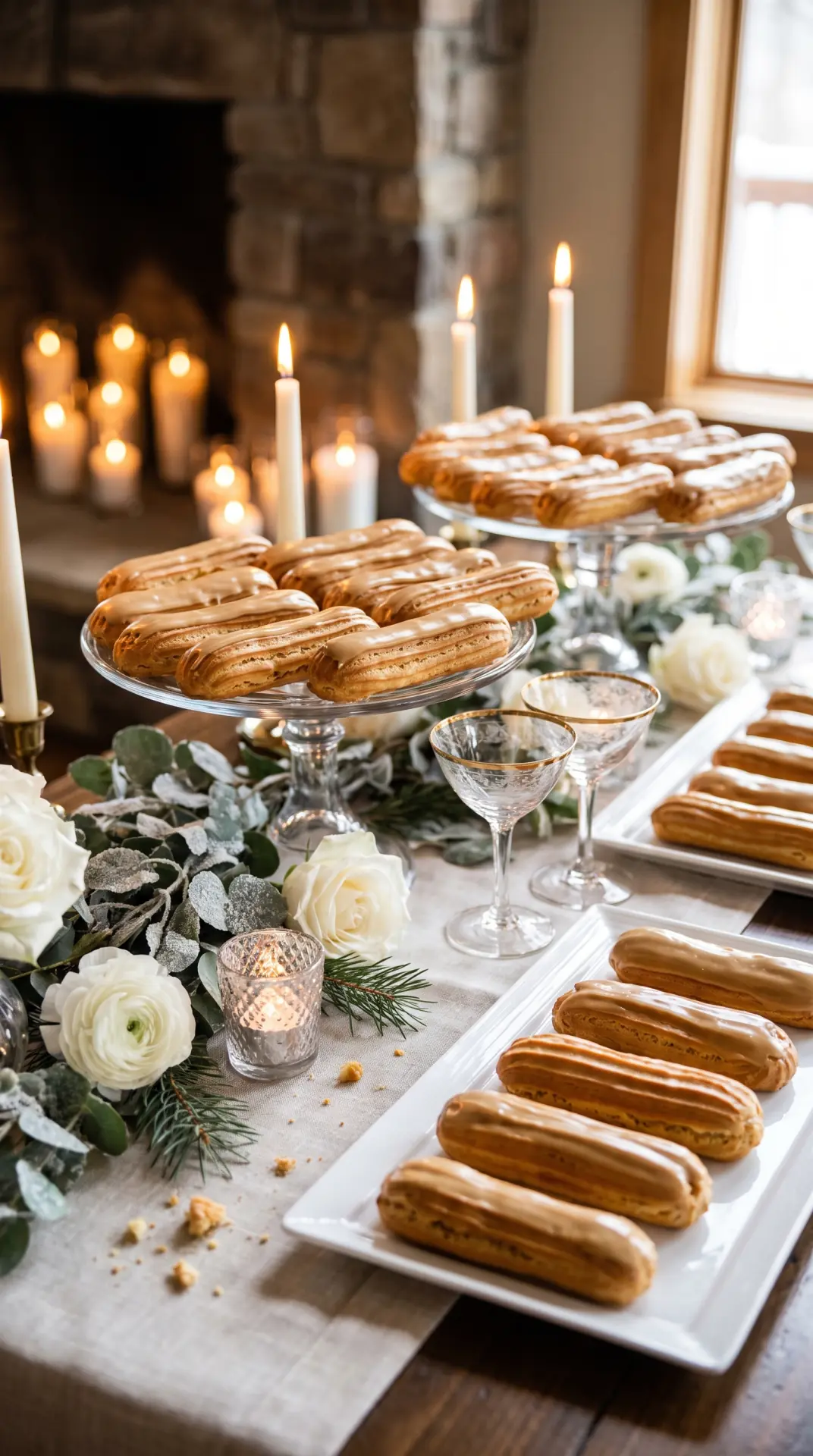 Maple Cream Éclairs