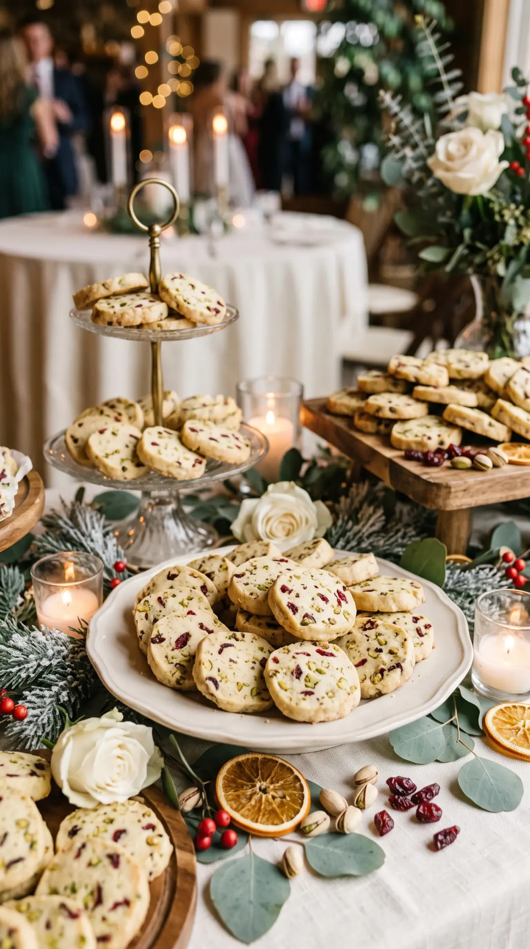 Pistachio Cranberry Shortbread