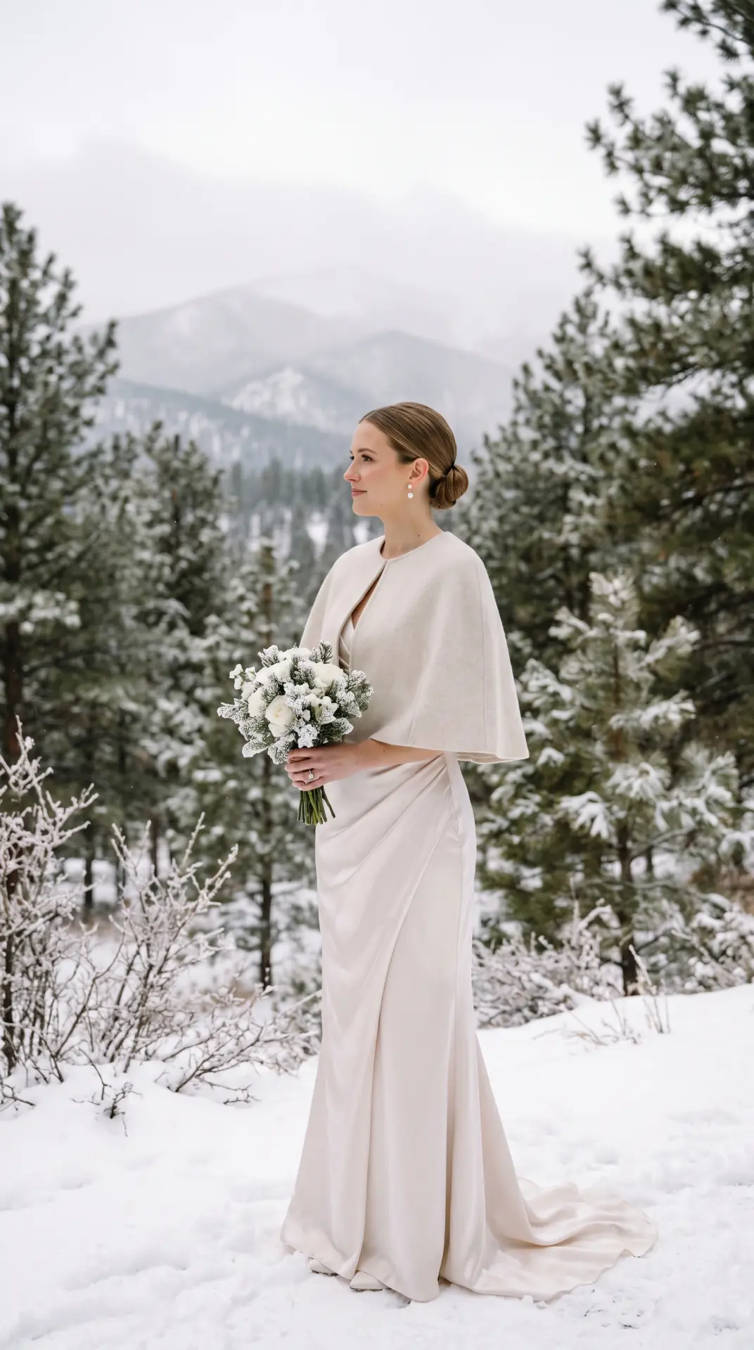Sleek Satin Column Dress
