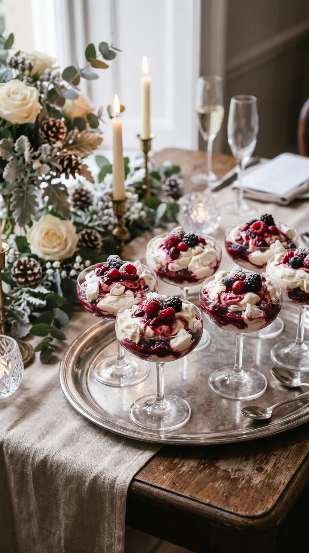 Winter Berry Éton Mess Cups