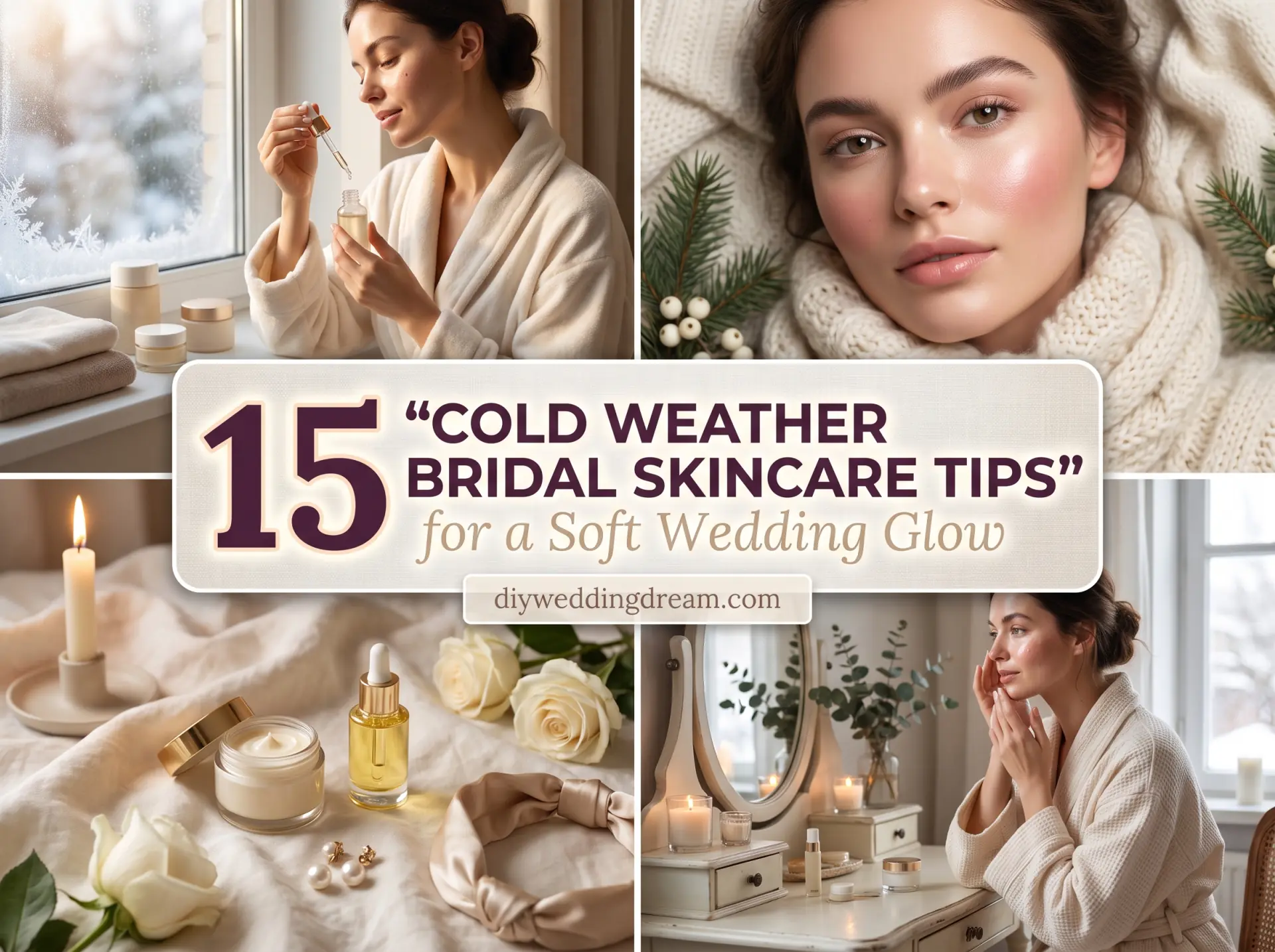 cold weather bridal skincare