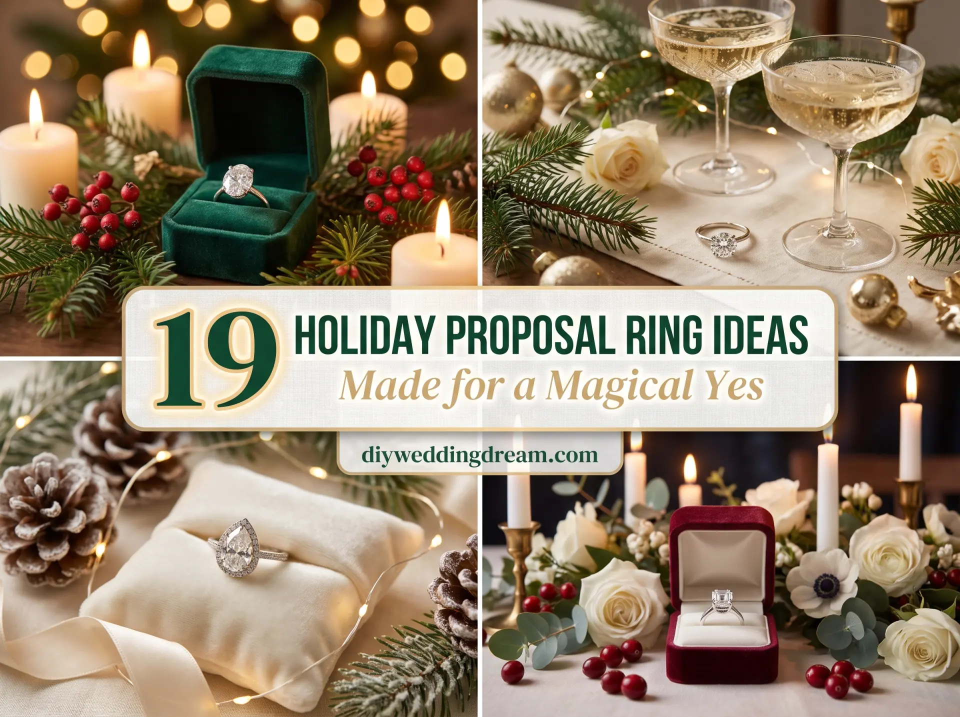 holiday proposal ring ideas