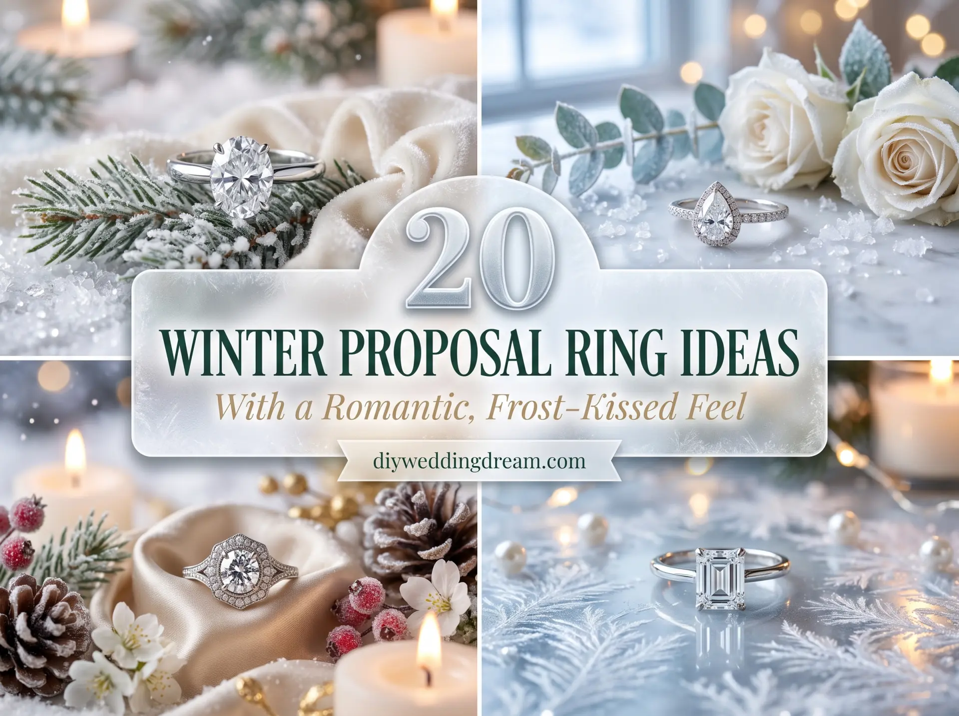 winter proposal ring ideas